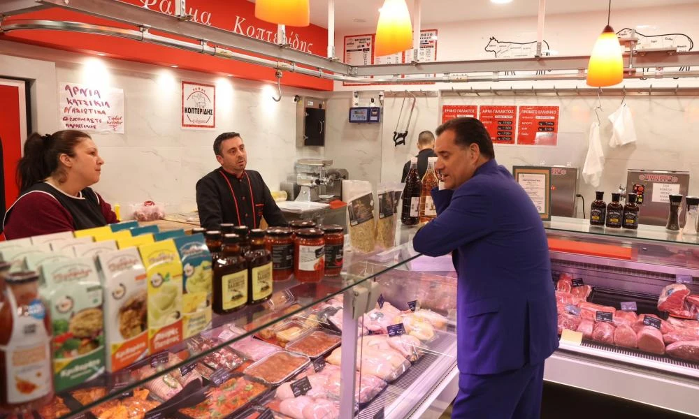 Κοντά στους κρεοπώλες δηλώνει ο Γεωργιάδης: Κάνουν λάθος ότι υποστηρίζω τα σούπερ μάρκετ